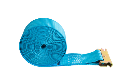 20' Blue E-Track Ratchet Strap ($8.34 Each - Box of 20) CargoTuff