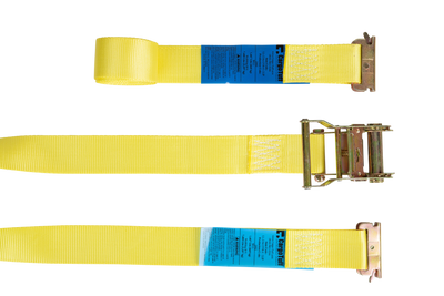 12' Yellow E-Track Ratchet Strap ($7.69 Each - Box of 20) CargoTuff