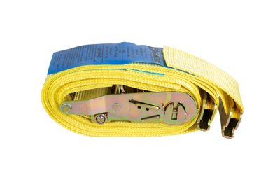 12' Yellow E-Track Ratchet Strap ($7.69 Each - Box of 20) CargoTuff