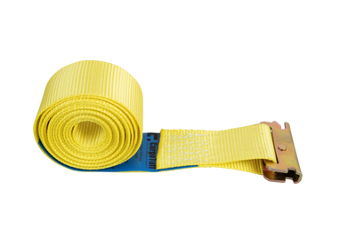 12' Yellow E-Track Ratchet Strap ($7.69 Each - Box of 20) CargoTuff