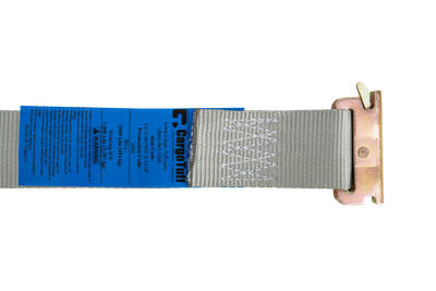 16' Gray E-Track Cam Strap ($8.76 Each - Box of 20) CargoTuff