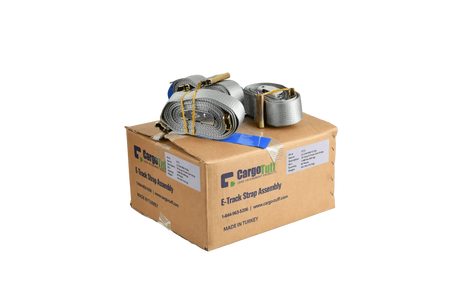 16' Gray E - Track Cam Strap ($8.76 Each - Box of 20) - safeloadshop.com