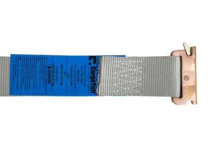 16' Gray E - Track Cam Strap ($8.76 Each - Box of 20) - safeloadshop.com