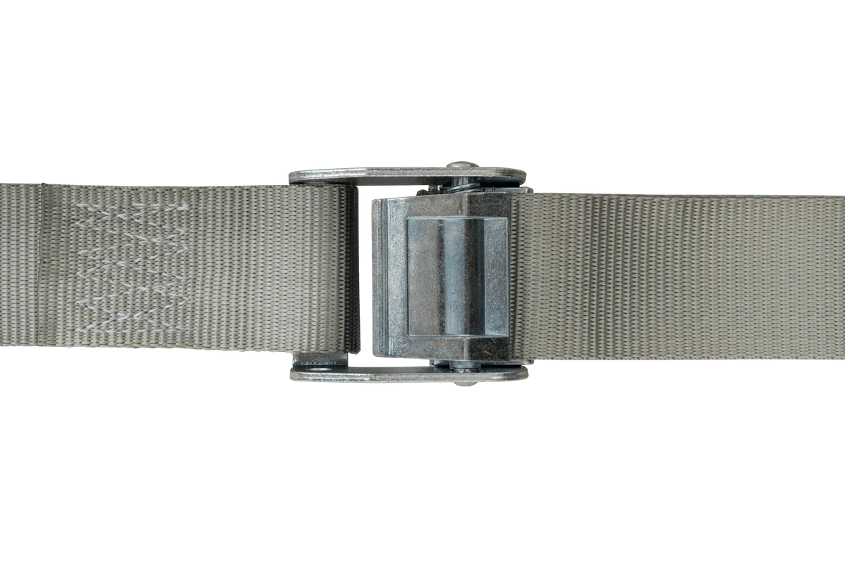 16' Gray E - Track Cam Strap ($8.76 Each - Box of 20) - safeloadshop.com