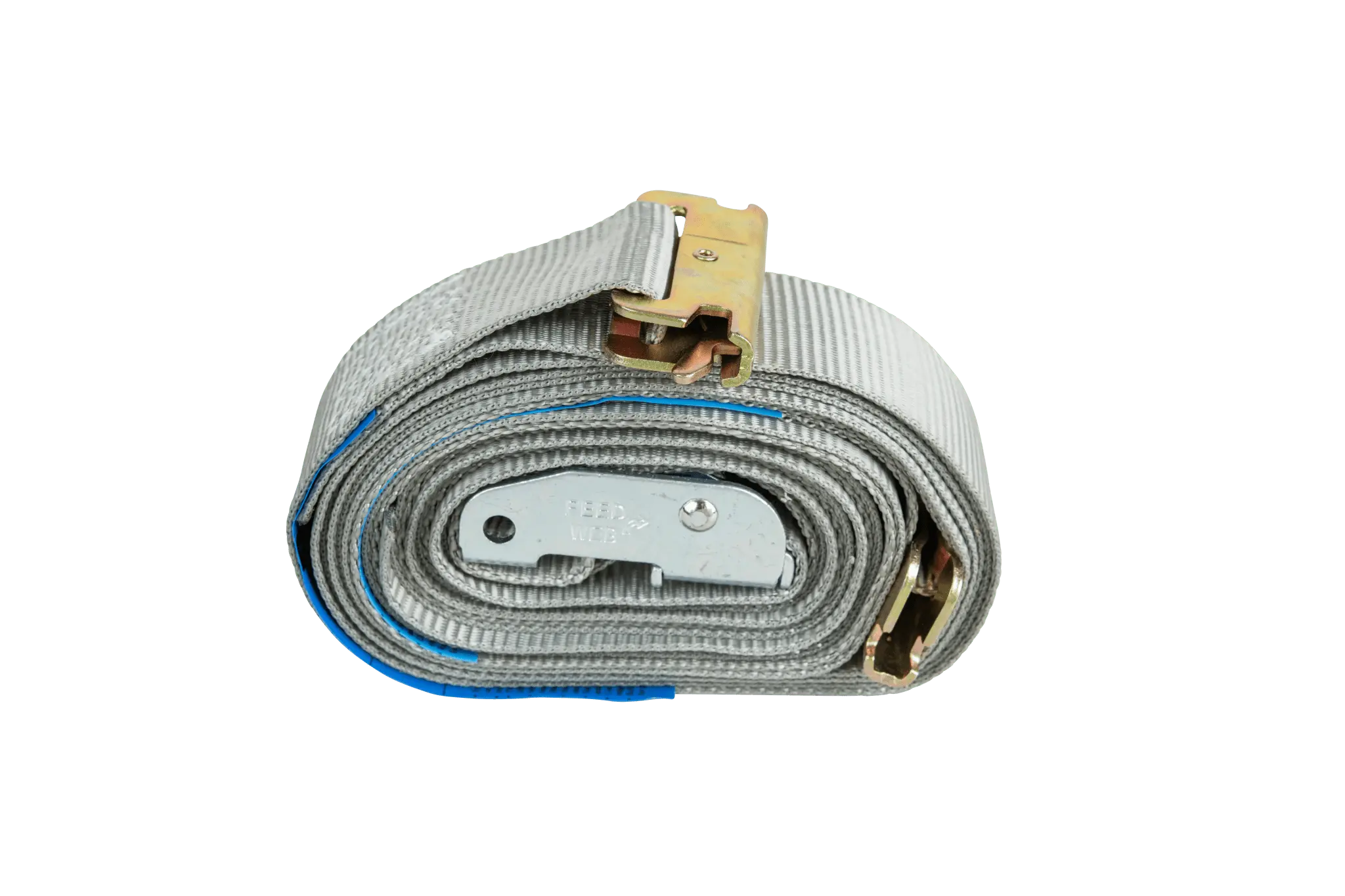 16' Gray E - Track Cam Strap ($8.76 Each - Box of 20) - safeloadshop.com