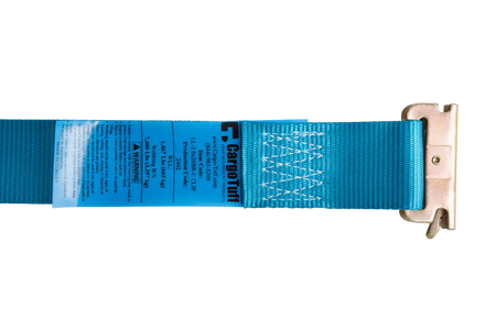 20' Blue E - Track Ratchet Strap ($8.34 Each - Box of 20) - safeloadshop.com