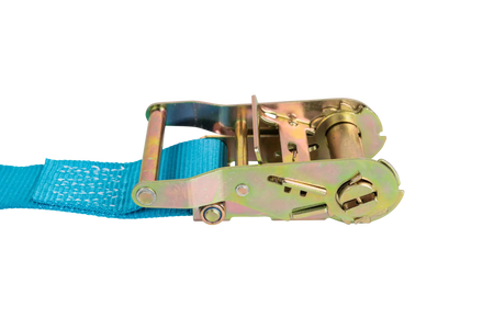 20' Blue E - Track Ratchet Strap ($8.34 Each - Box of 20) - safeloadshop.com