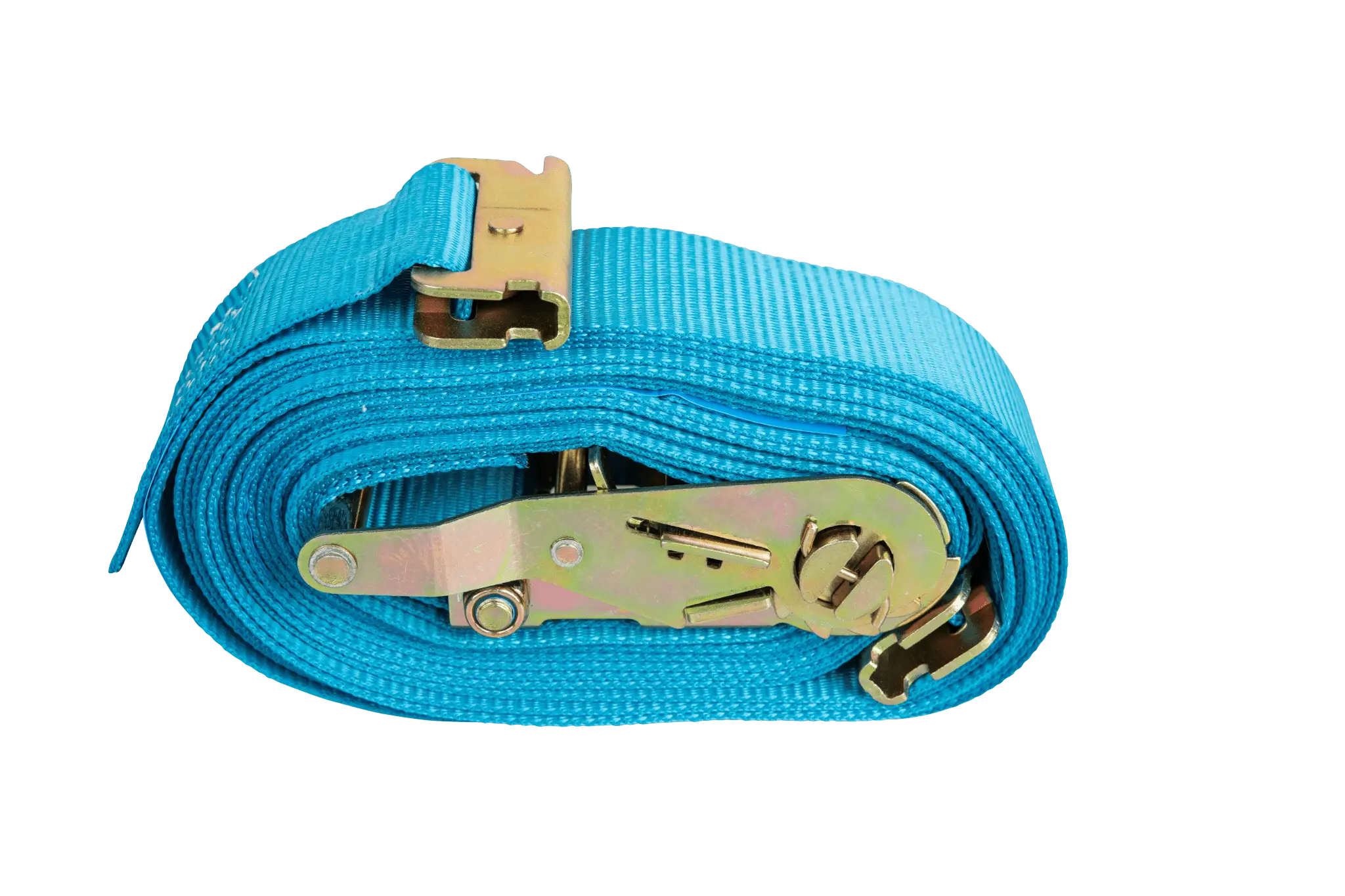 20' Blue E - Track Ratchet Strap ($8.34 Each - Box of 20) - safeloadshop.com