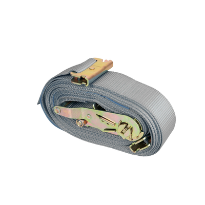 16’ Gray E-Track Ratchet Strap ($8.25 / Each – Box of 20) CargoTuff