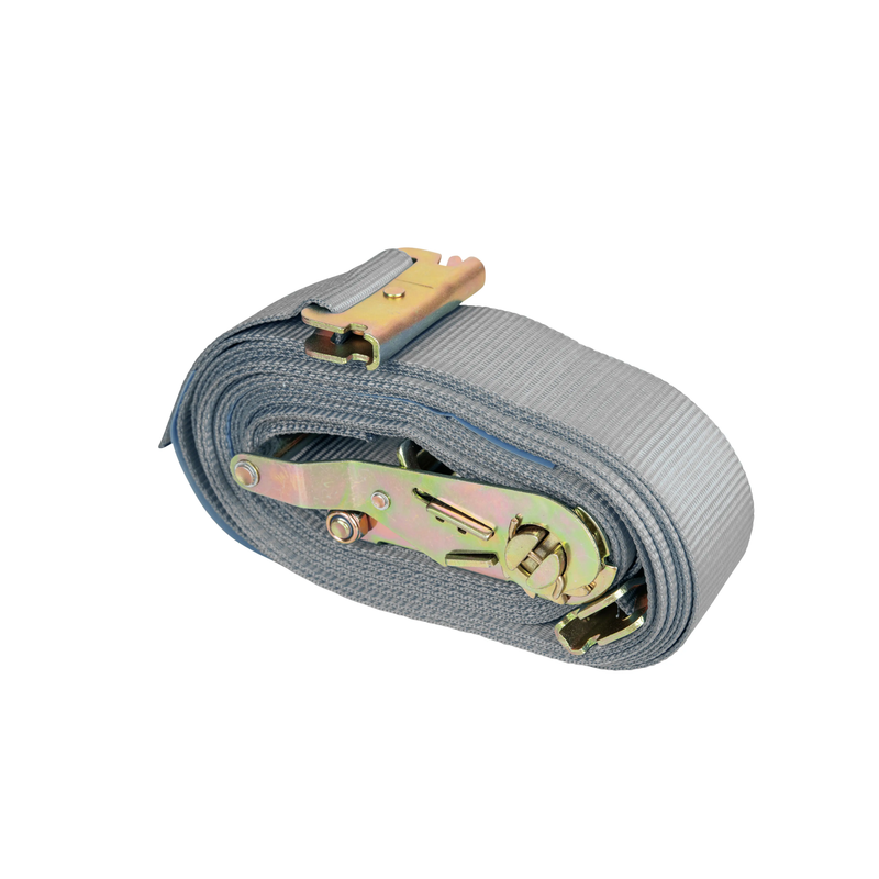 16’ Gray E-Track Ratchet Strap ($8.25 / Each – Box of 20) CargoTuff