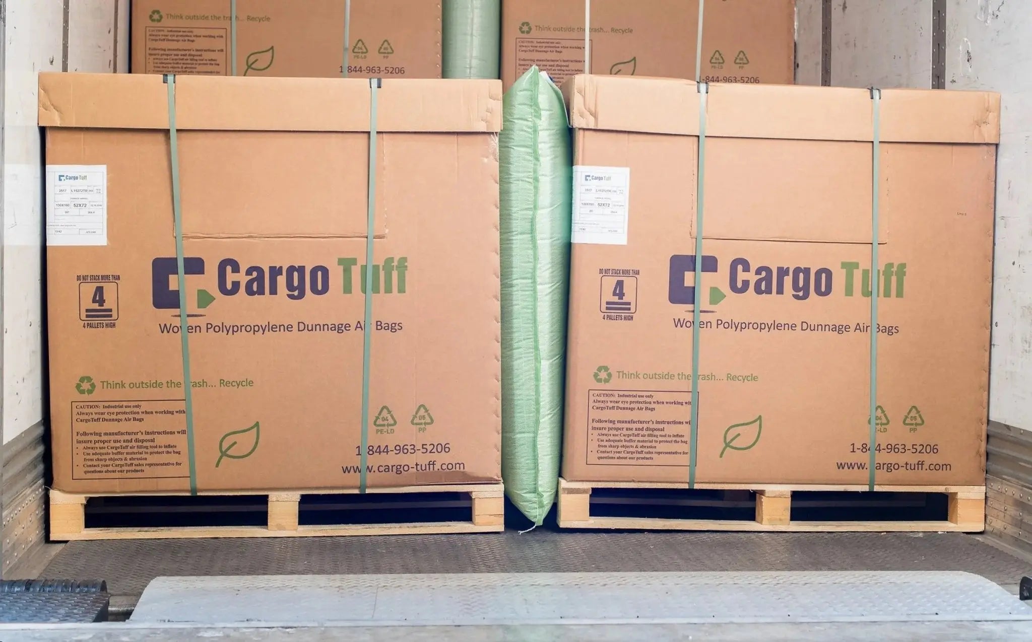 Level 1 36x66 Woven Polypropylene CargoTuff Dunnage Bag (10 pcs per box) - safeloadshop.com
